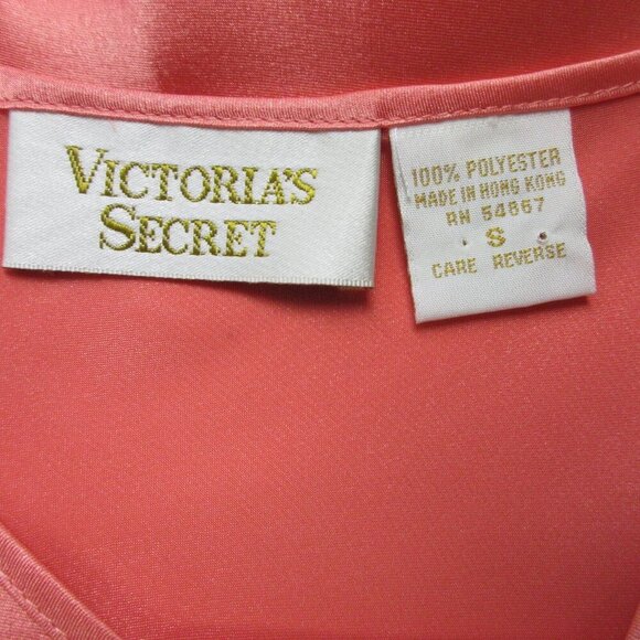 Victoria's Secret Night Slip Dress S Pink Lingerie Nightgown Satin Mini Sexy 68 - Picture 3 of 8